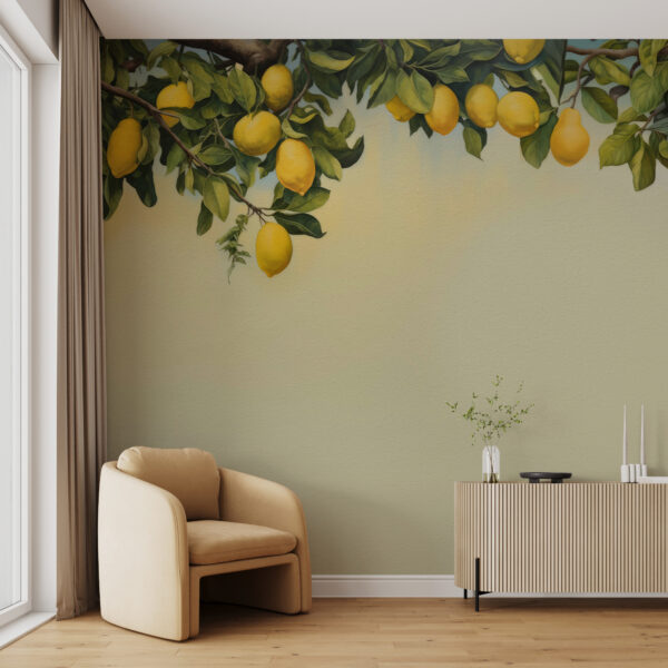 Citron na větvi stromu Citron na větvi stromu