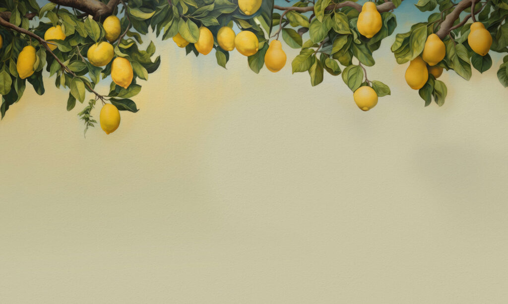 Citron na větvi stromu Citron na větvi stromu