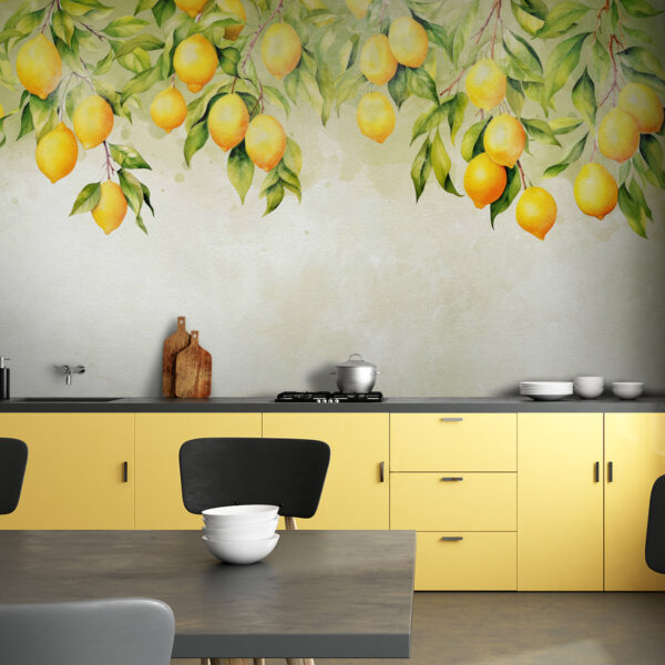 Skupina citronů na stromě Skupina citronů na stromě