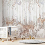 Fototapeta Skupina jelenů v lese