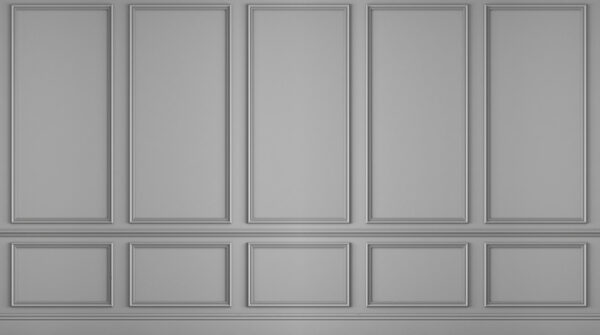 Stěna s bílými panely Stěna s bílými panely