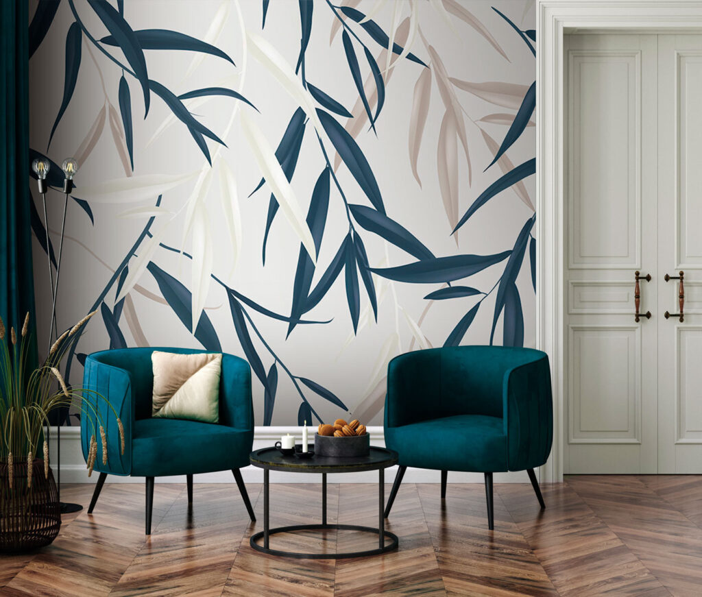 Elegant foliage in soft colors