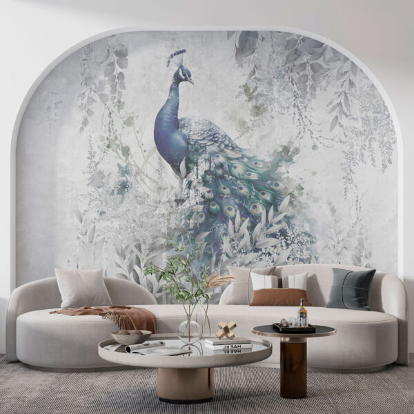 Páv s peřím na bílém pozadí u96727pig1 600x600 - Páv s peřím na bílém pozadí