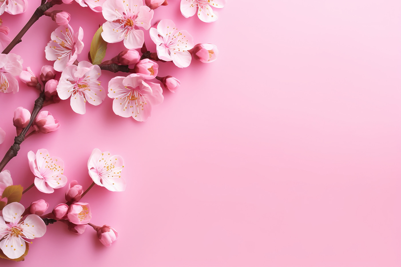 Group of pink flowers on a pink background Group of pink flowers on a pink background