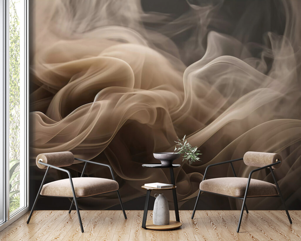 Flowing wisps of soft, muted hues Flowing wisps of soft, muted hues