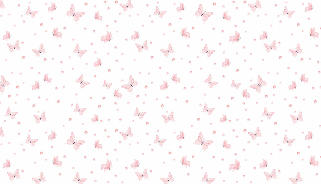 Pattern of butterflies and dots