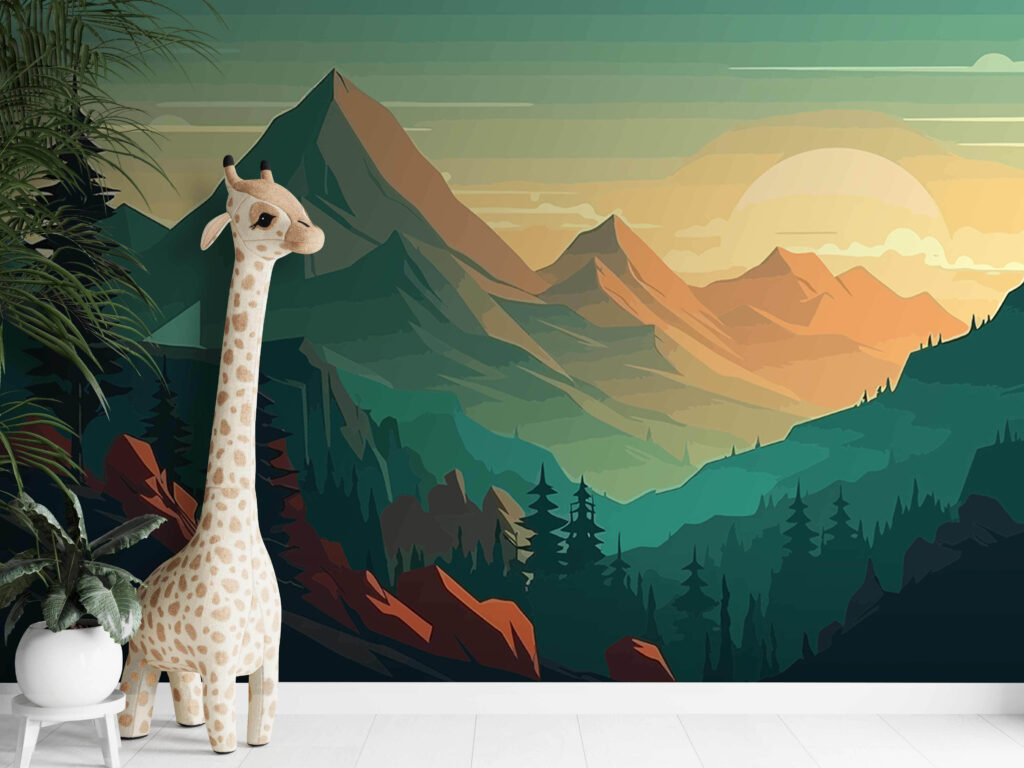 Krajina hor a stromů u96028pir3 1024x768 - Krajina hor a stromů - tegory