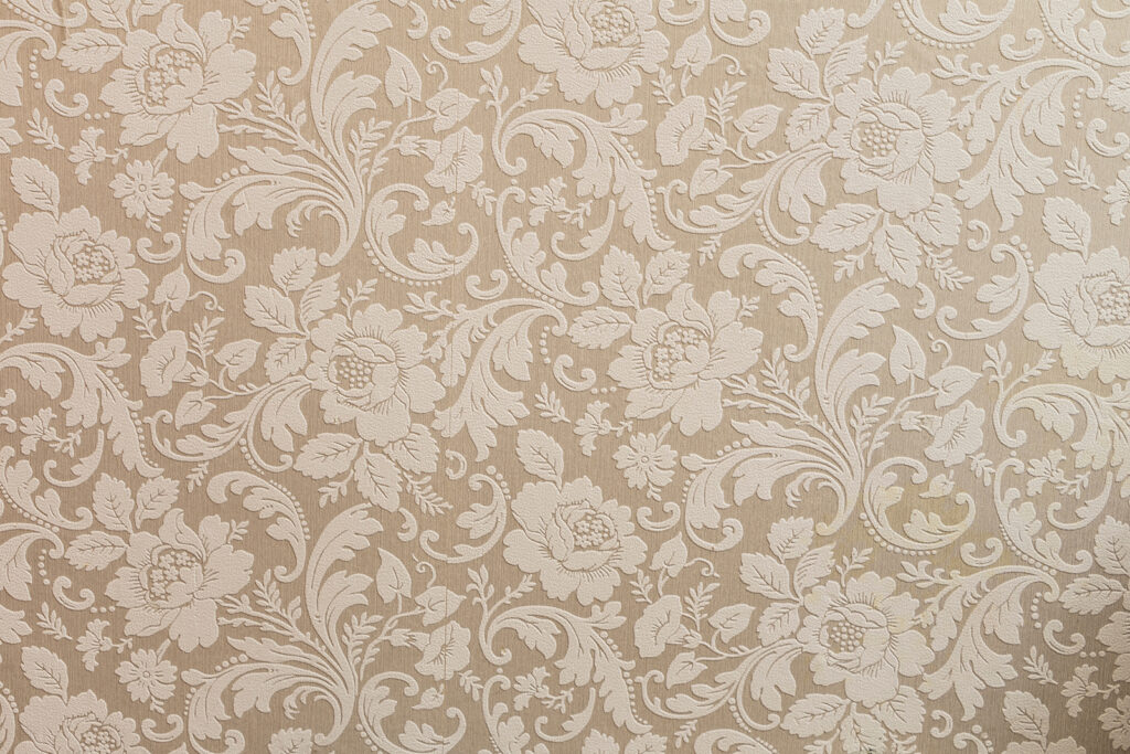 Elegantní design tkaniny s květinovým vzorem Elegantní design tkaniny s květinovým vzorem