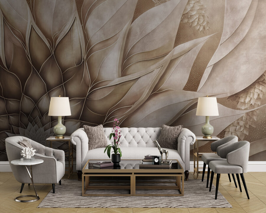 Elegantní design splývajících okvětních lístků.