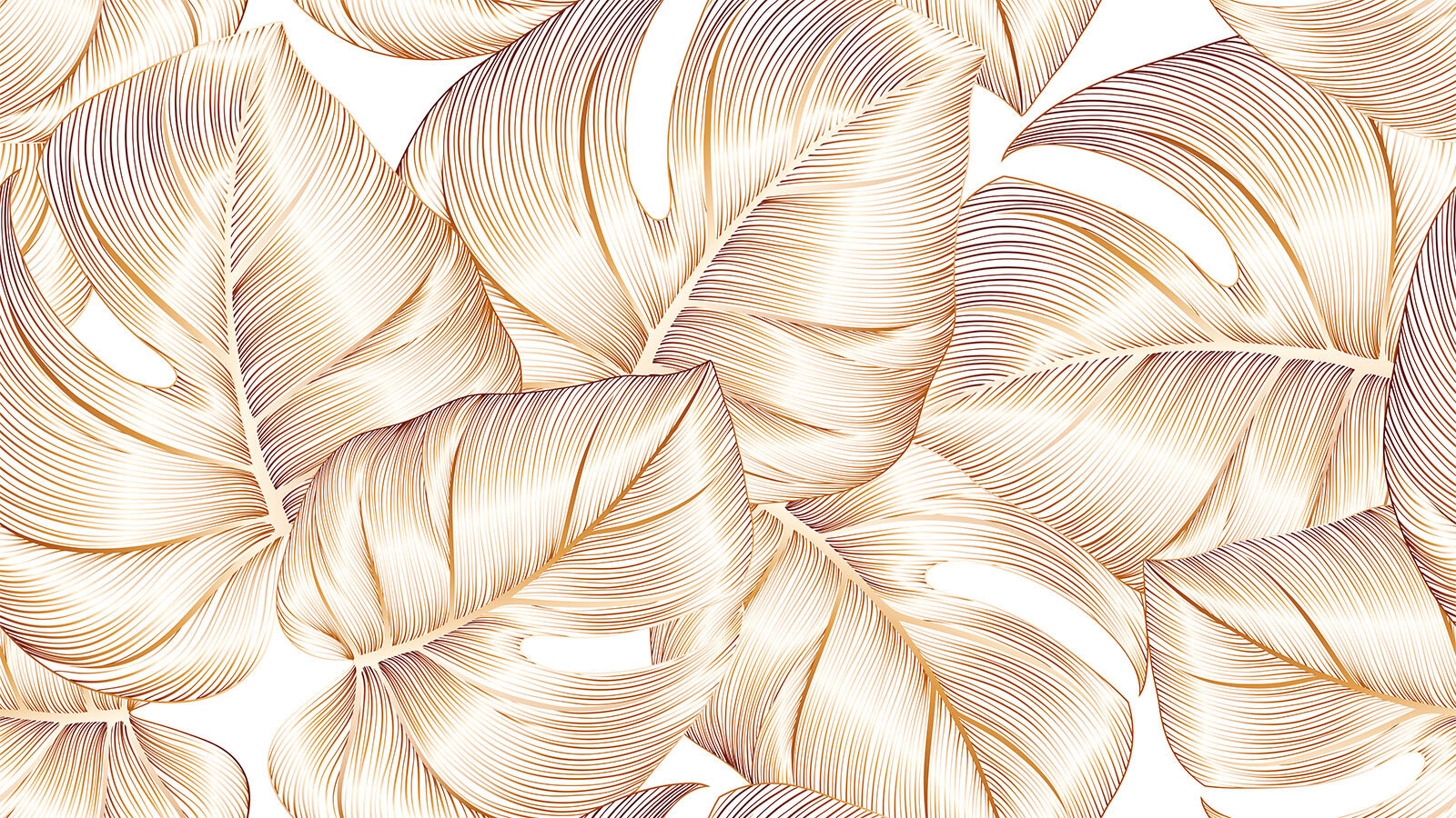 Elegant foliage pattern in soft hues Elegant foliage pattern in soft hues