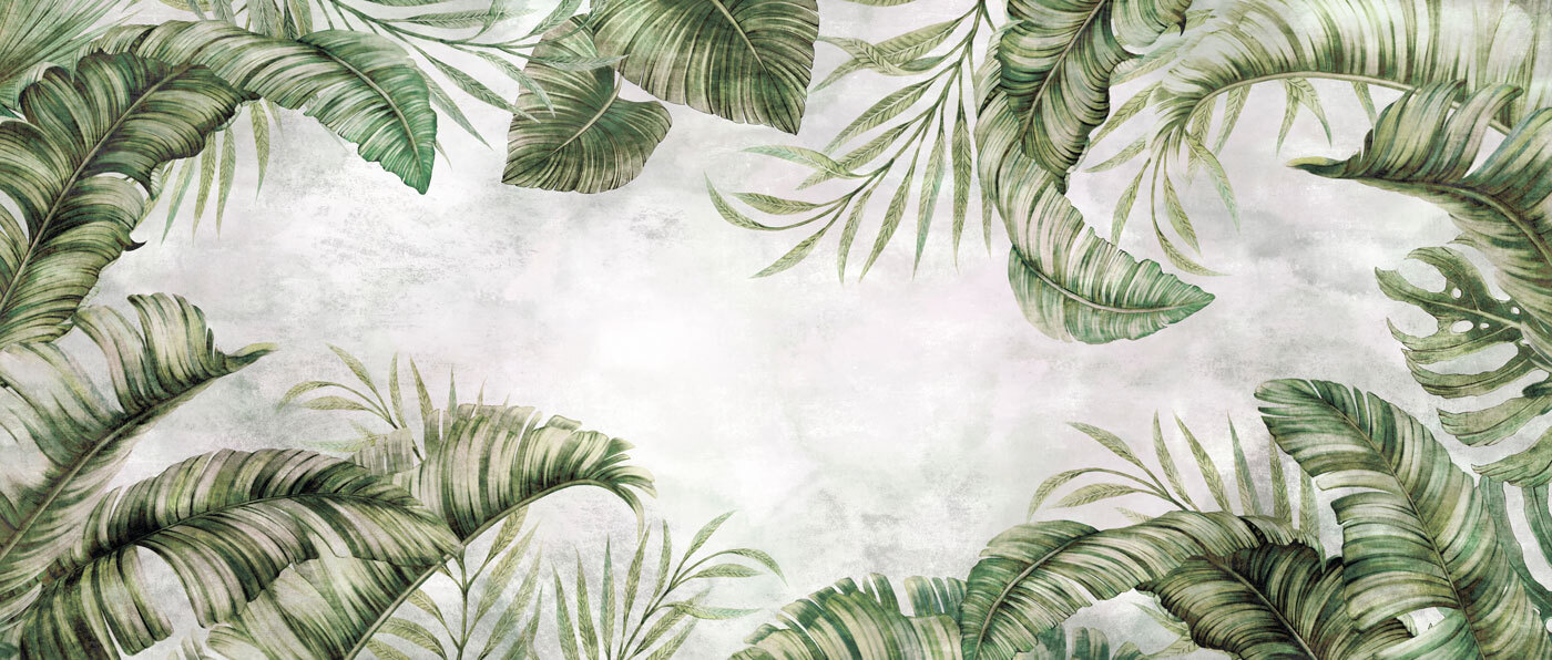 Frame of leaves and branches Frame of leaves and branches