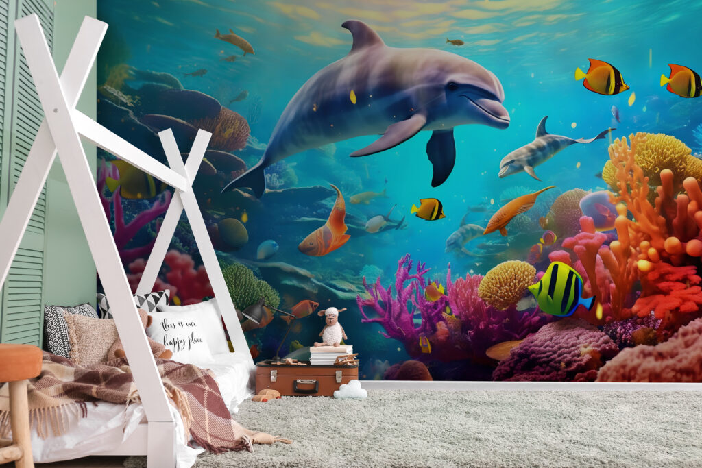 u94773pir1m 1024x683 - Delfín plavající v korálovém útesu - tegory