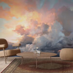 Fototapeta Barevné mraky na obloze