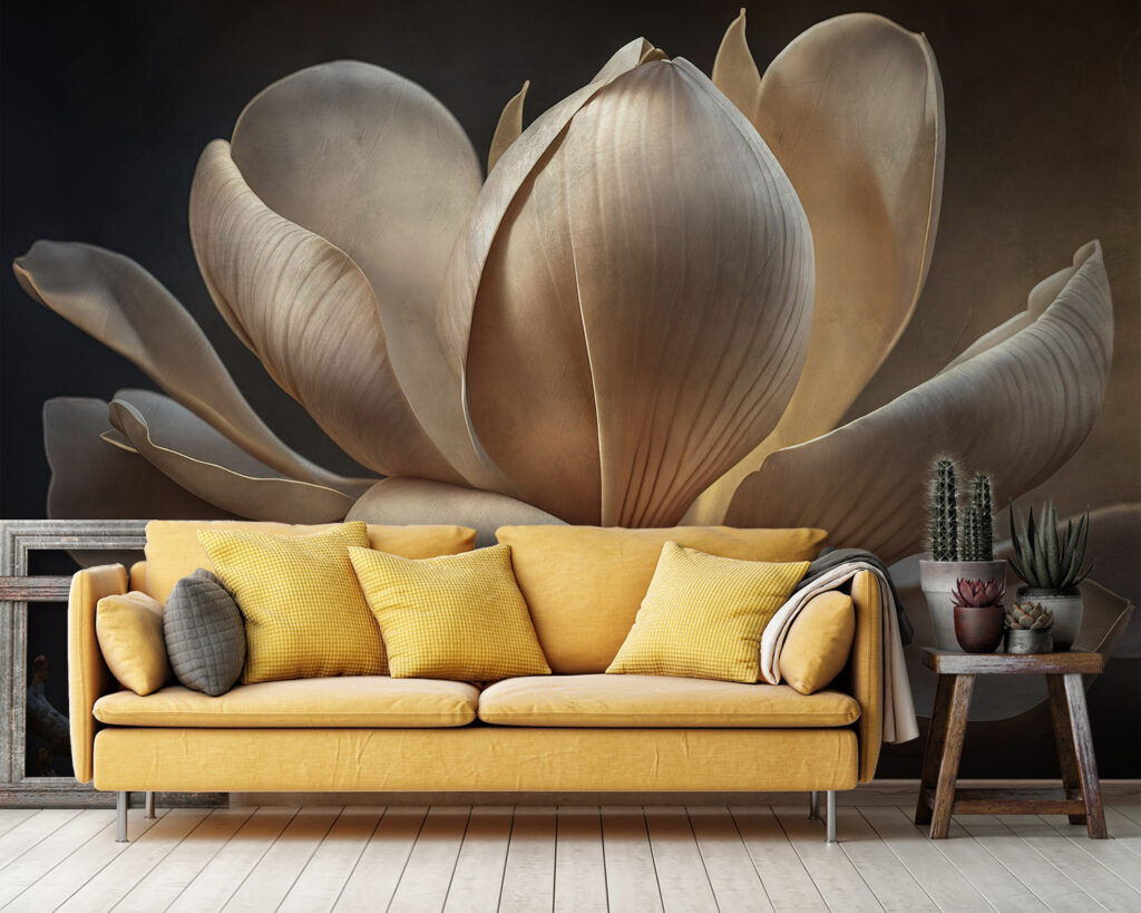 Graceful magnolia in soft light