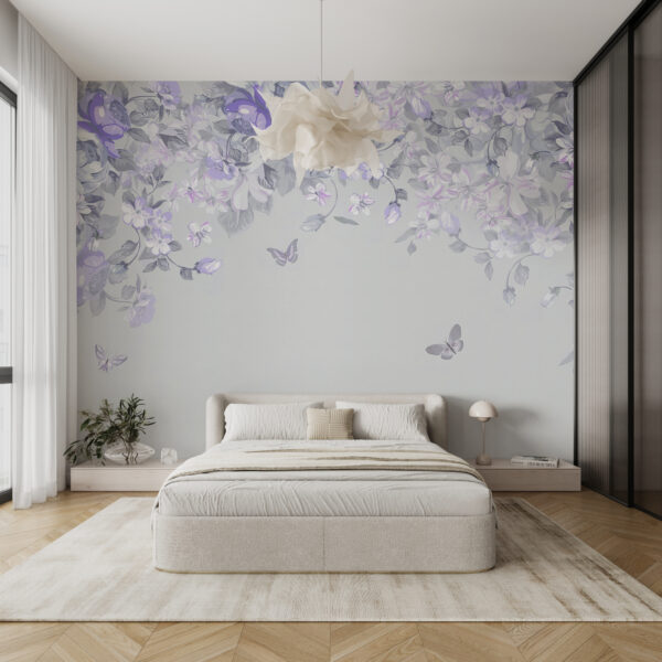 Květinový design s motýly Květinový design s motýly