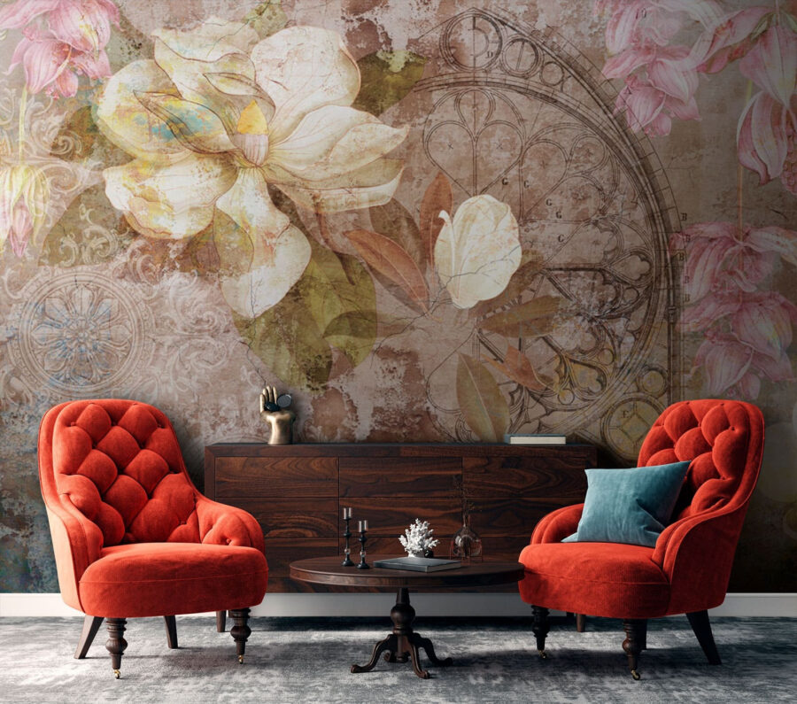 Květinová elegance se setkává s vintage uměním Květinová elegance se setkává s vintage uměním