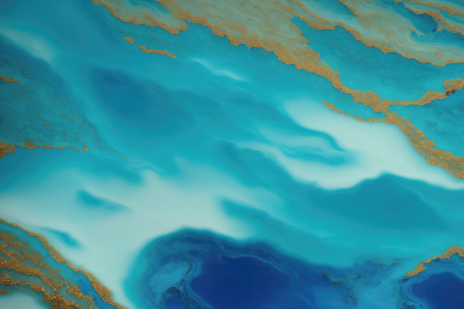 u94110p - Klidné vlny modré a zlaté - tegory