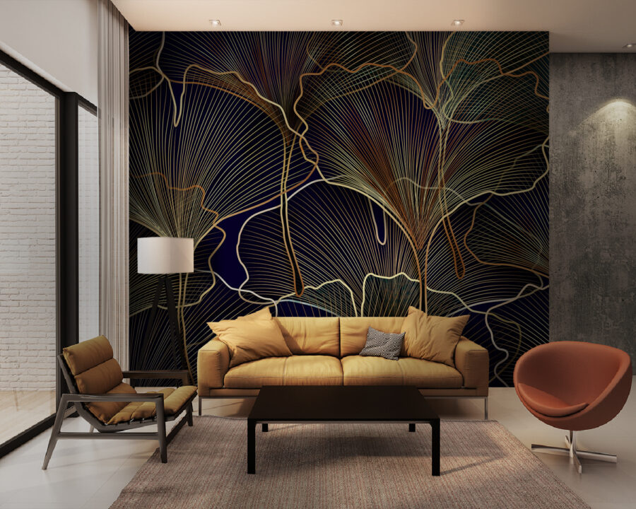 Elegantní design botanických linií