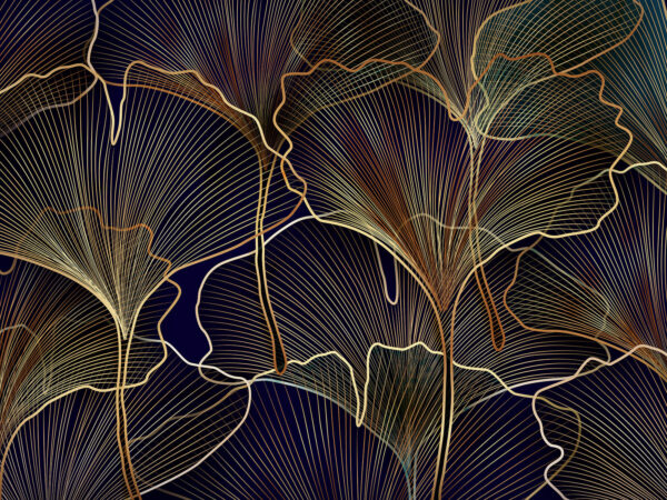Elegantní design botanických linií Elegantní design botanických linií