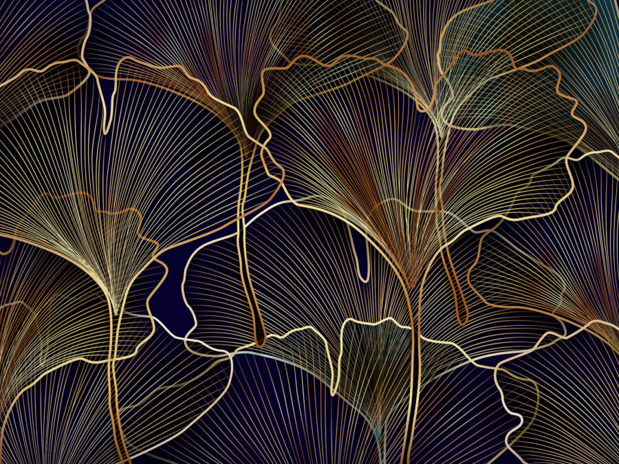 Elegantní design botanických linií