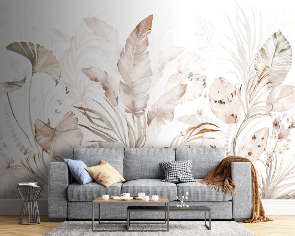 Elegantní botanické prvky v jemných odstínech. Elegantní botanické prvky v jemných odstínech.