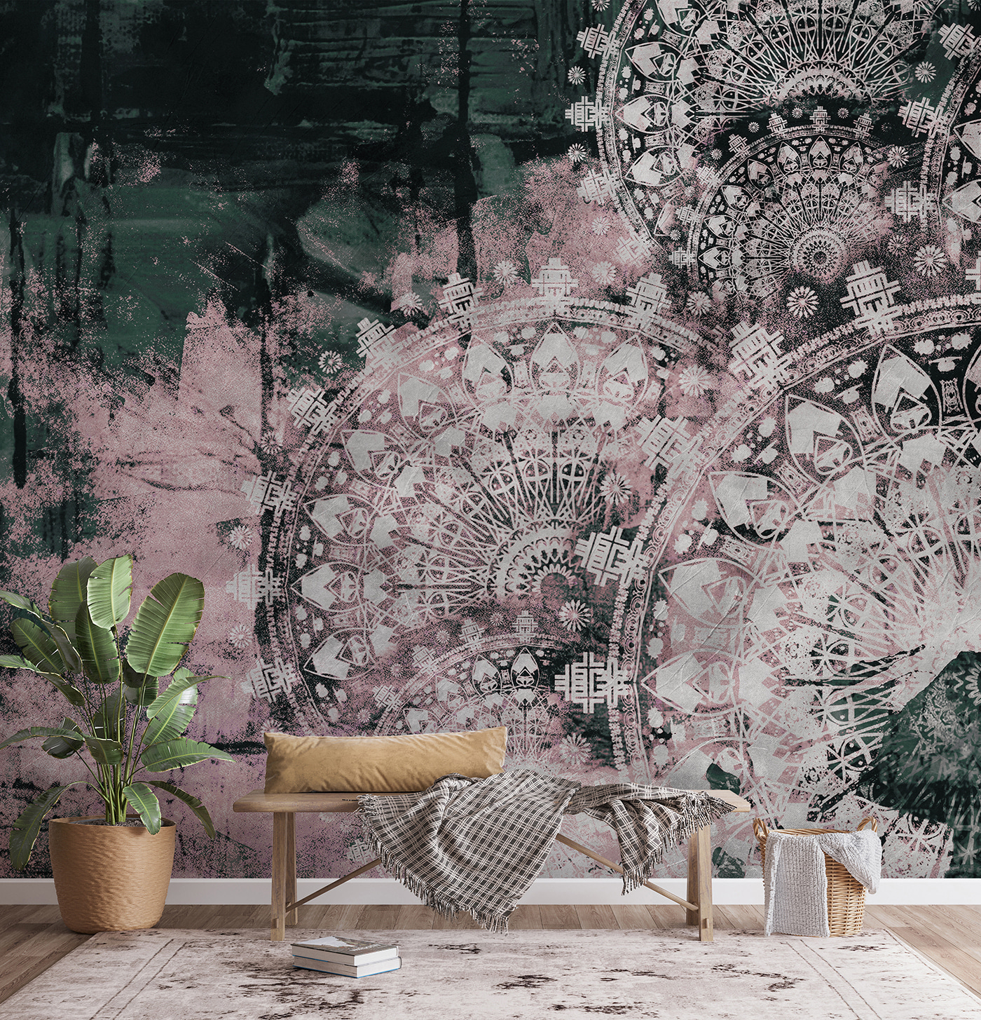 Intricate patterns in soft hues Intricate patterns in soft hues