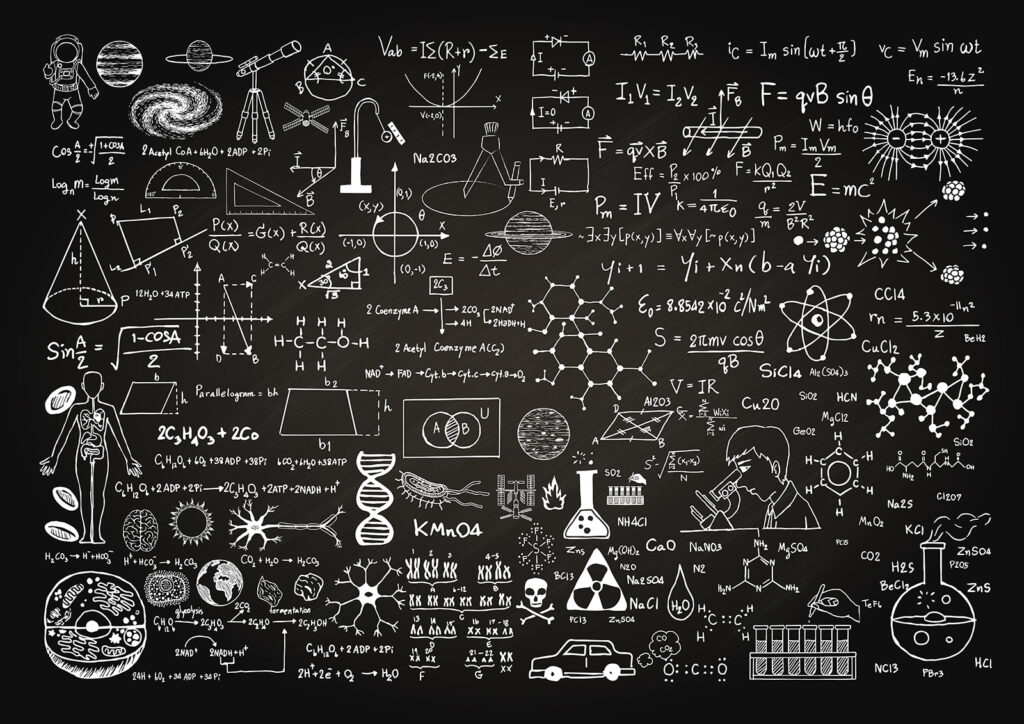 Tabule s matematickými symboly a vzorci Tabule s matematickými symboly a vzorci