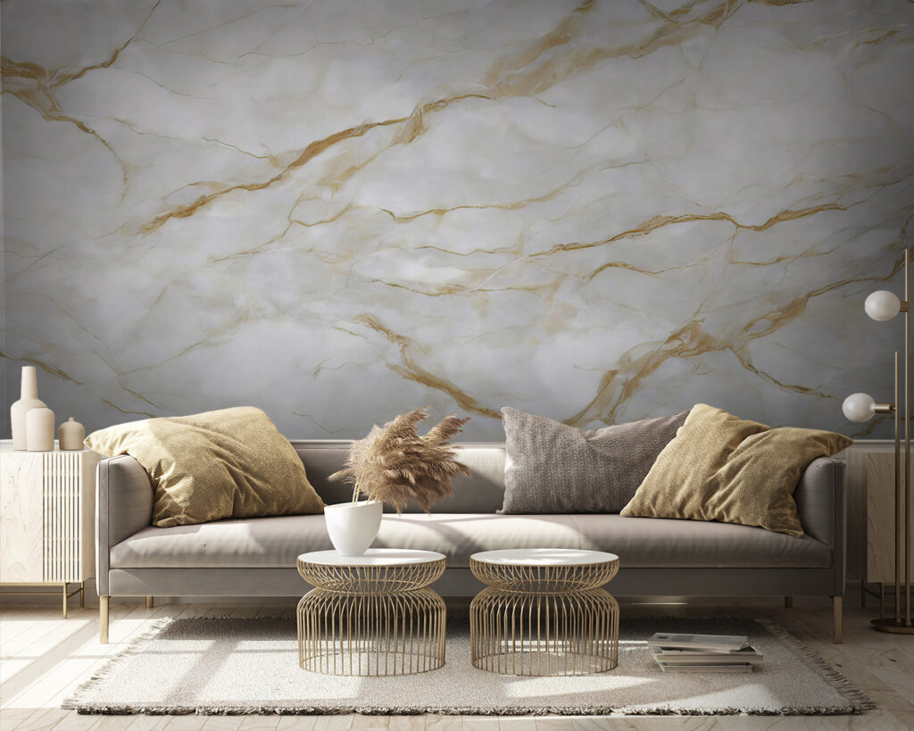 Sleek marble with elegant veins Sleek marble with elegant veins
