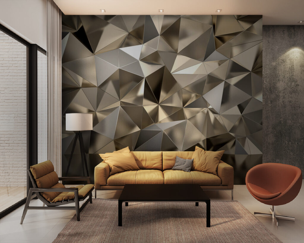 Textured geometric pattern in neutral tones