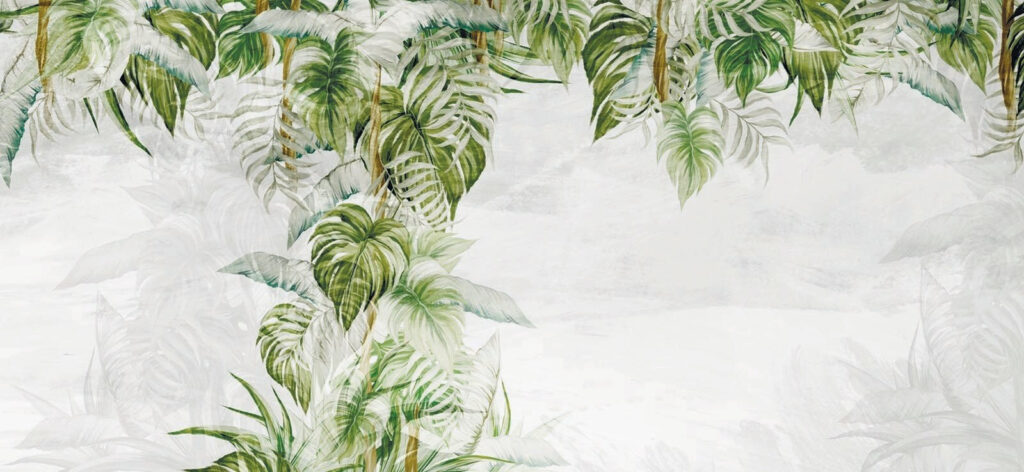 Malba tropické rostliny Malba tropické rostliny