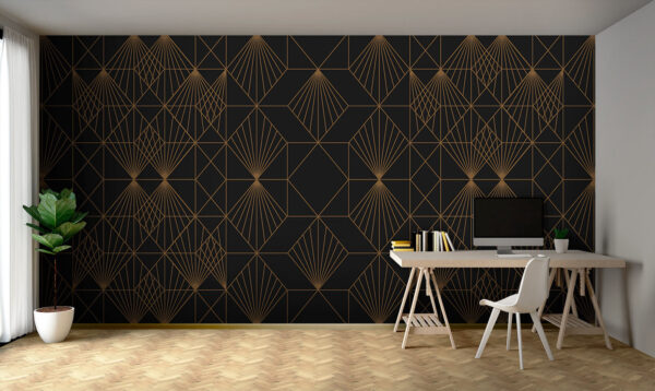 Elegantní kovový geometrický vzor Elegantní kovový geometrický vzor