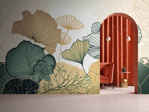 Botanická elegance v jemných barvách. Botanická elegance v jemných barvách.