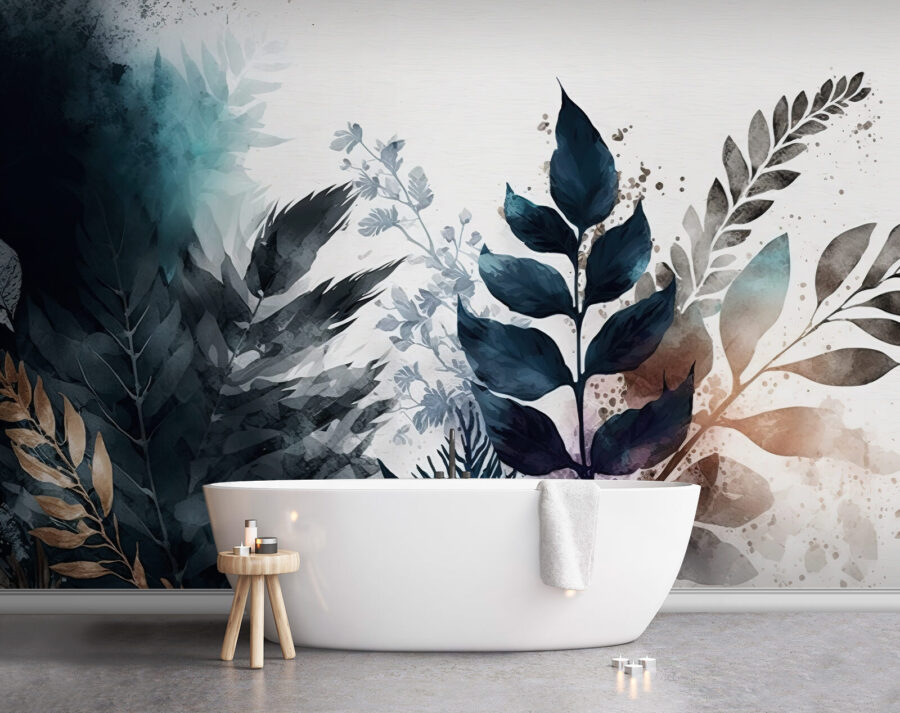 Elegantní botanický abstraktní design.