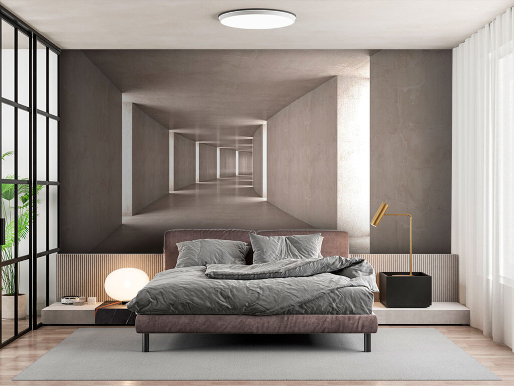 Long hallway with light coming through Long hallway with light coming through