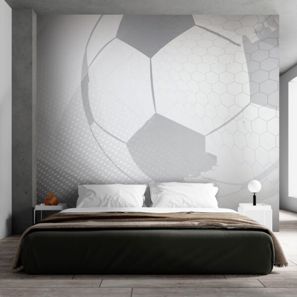 White football ball with a white background White football ball with a white background