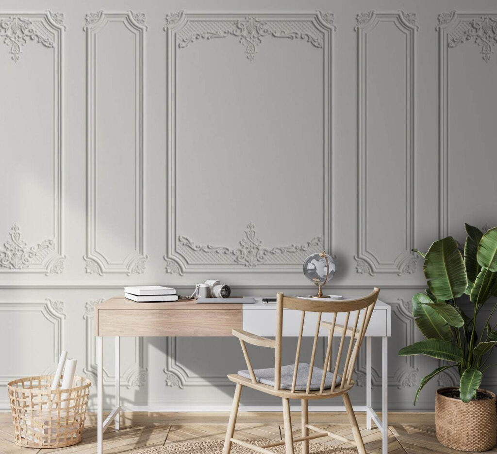 Wall with white walls