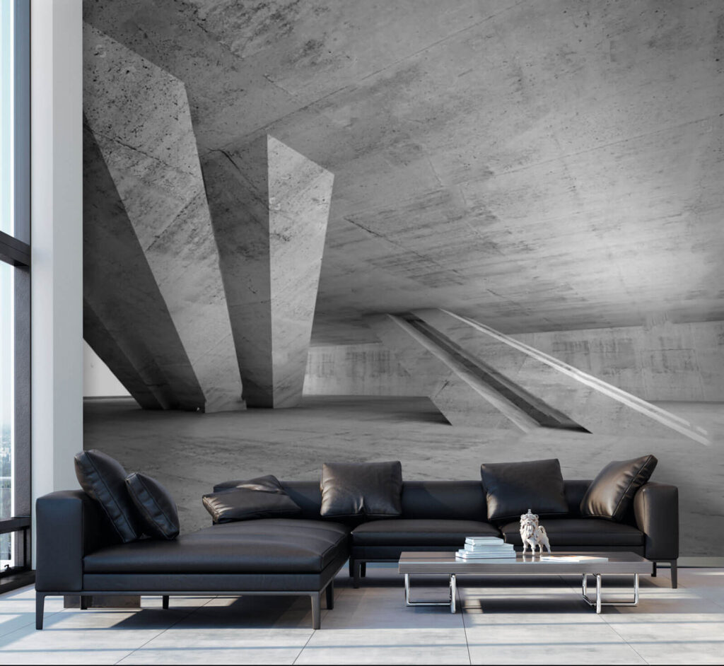 u72303pig2 1024x942 - Betonová místnost se sloupy - tegory