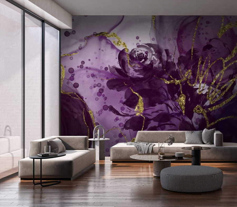 Sofistikovaný květinový akvarelový design