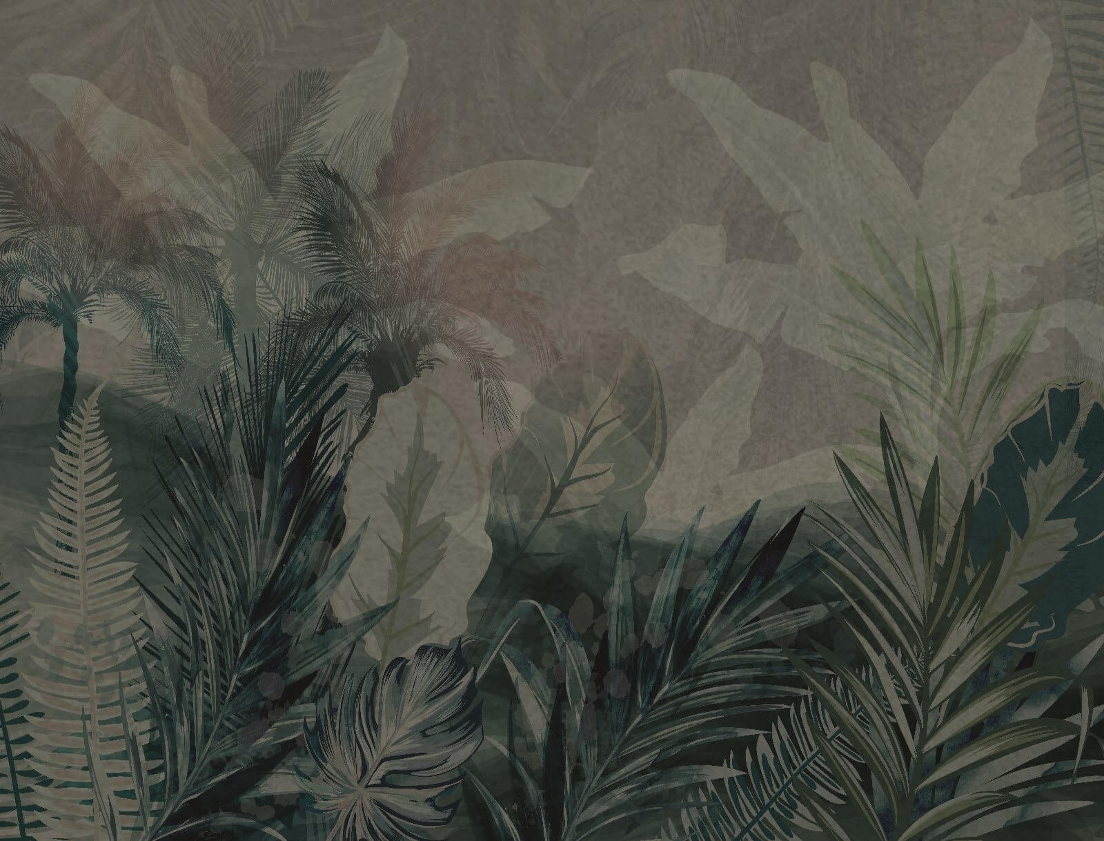 u71423p - Skupina listů na šedém pozadí - tegory