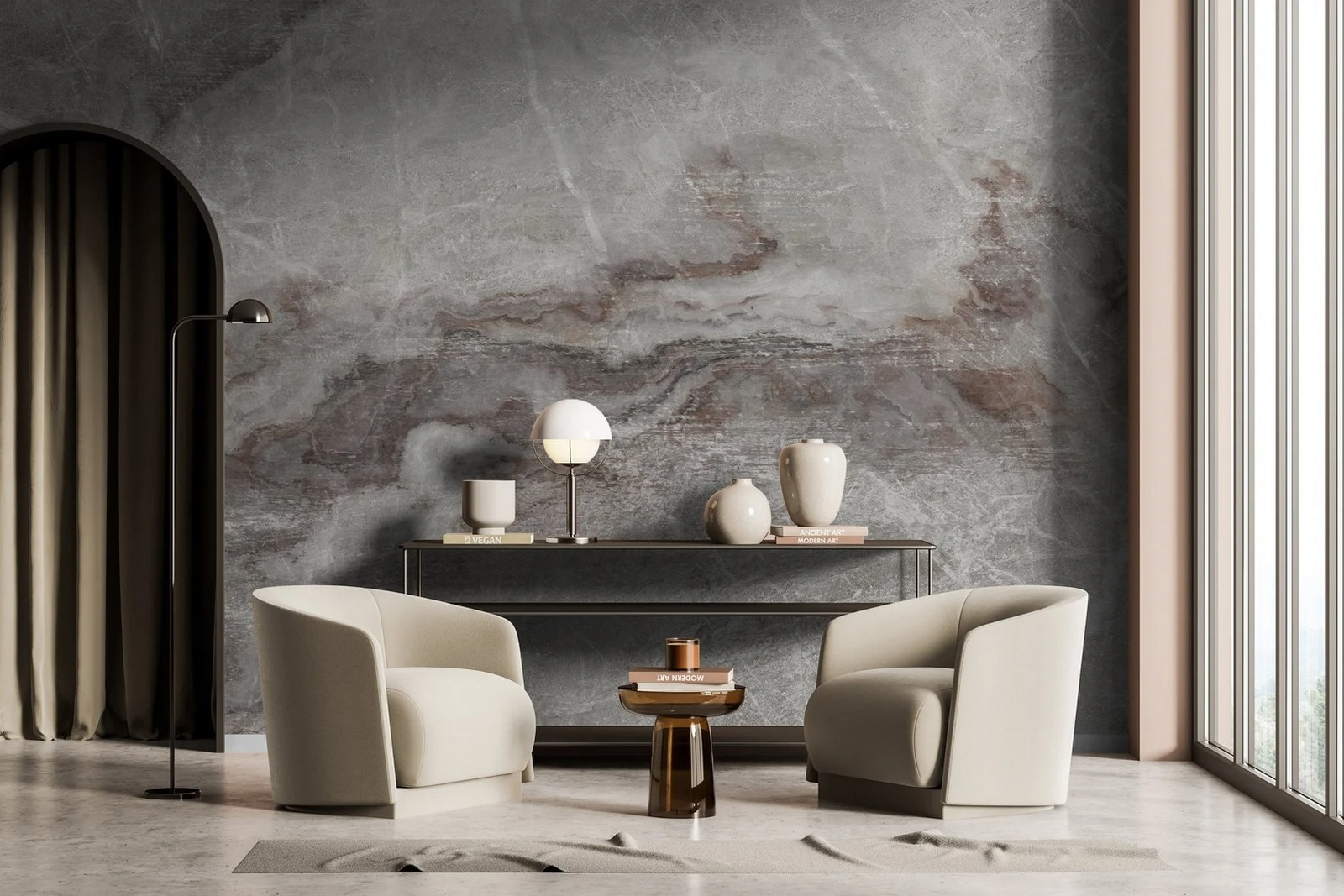 Elegant marble texture with soft veining Elegant marble texture with soft veining