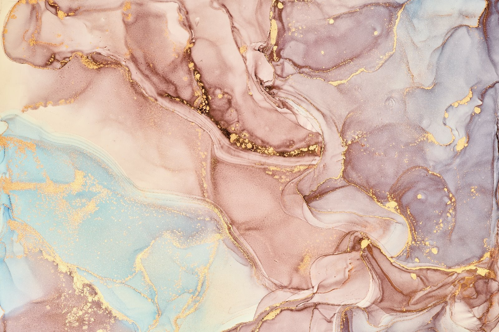 Abstract swirls in soft colors