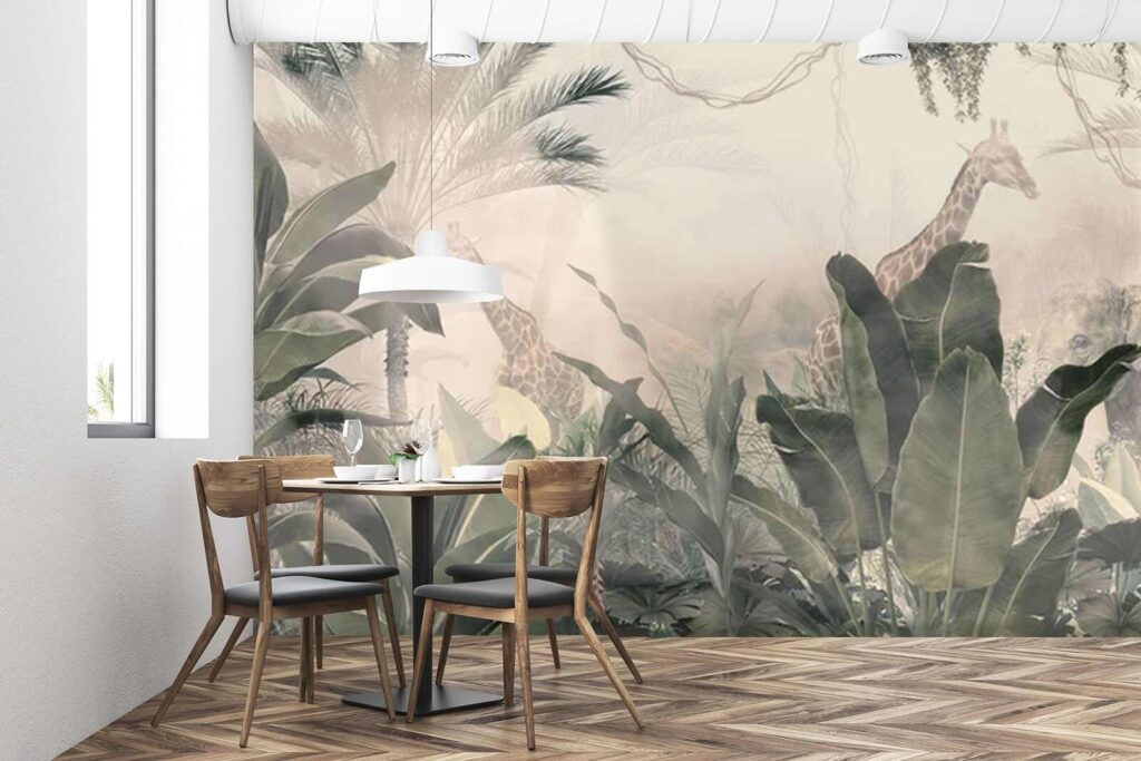 Žirafy v lese se stromy a rostlinami u71250piq1m 1024x683 - Žirafy v lese se stromy a rostlinami - tegory