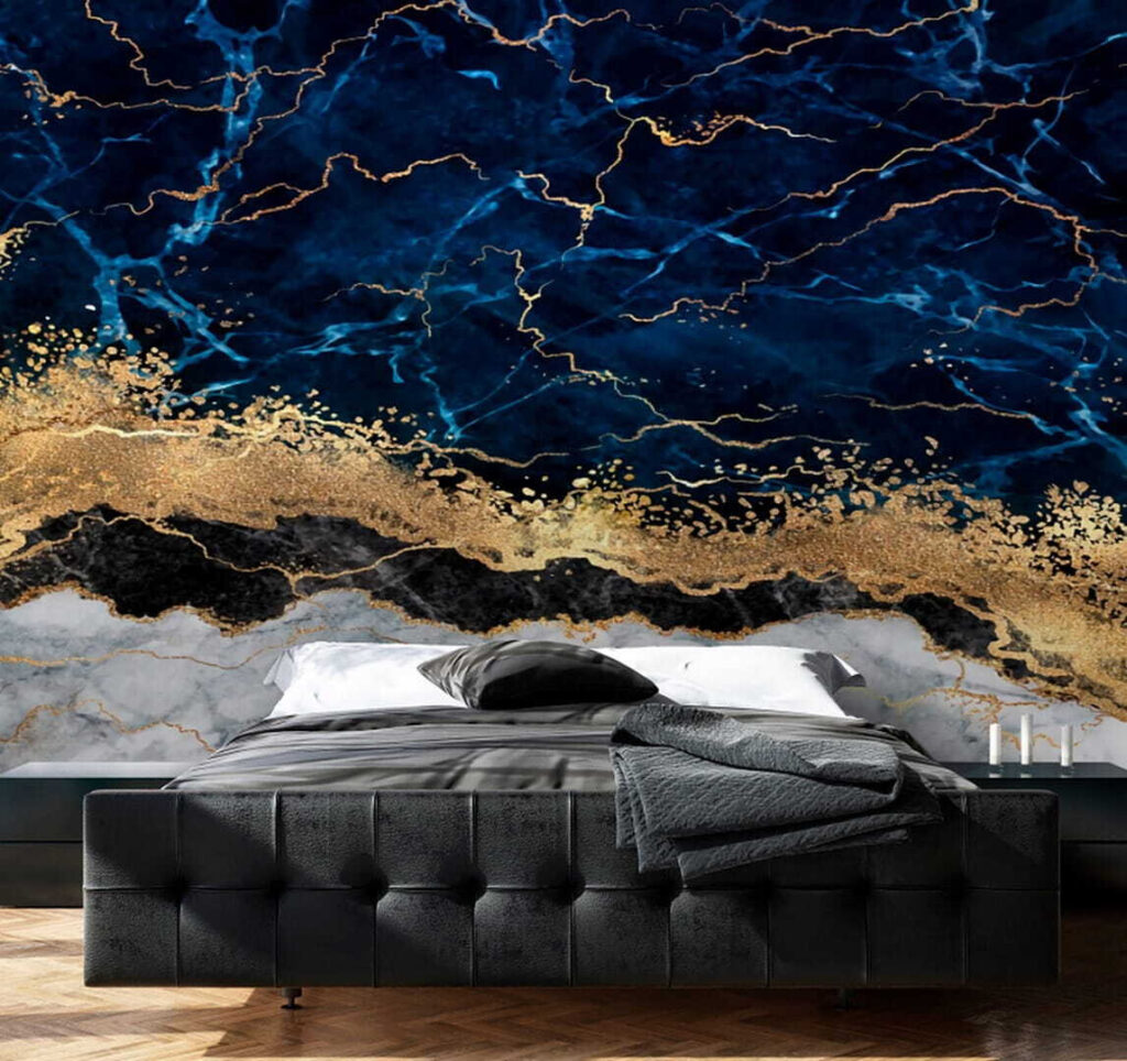 Marble and Mineral Layers Intersect Marble and Mineral Layers Intersect