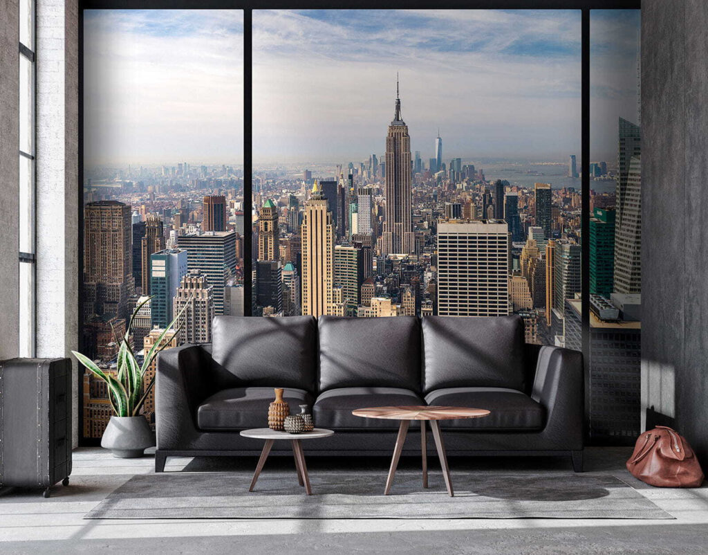 City with tall buildings