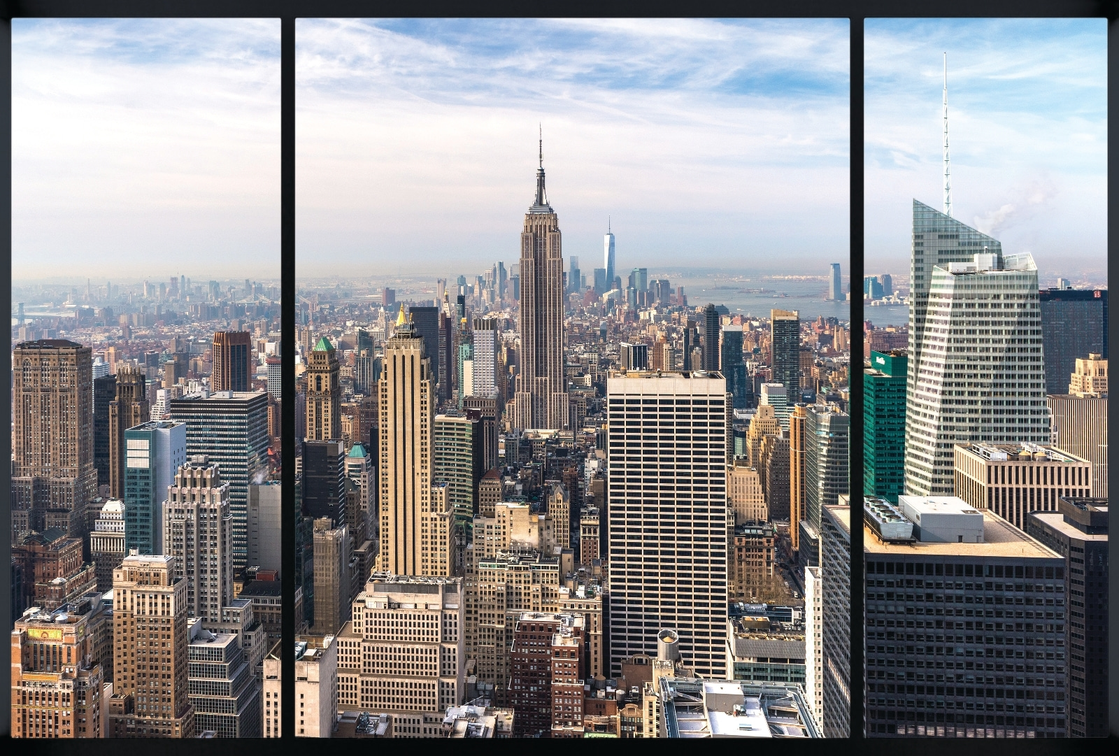 City with tall buildings