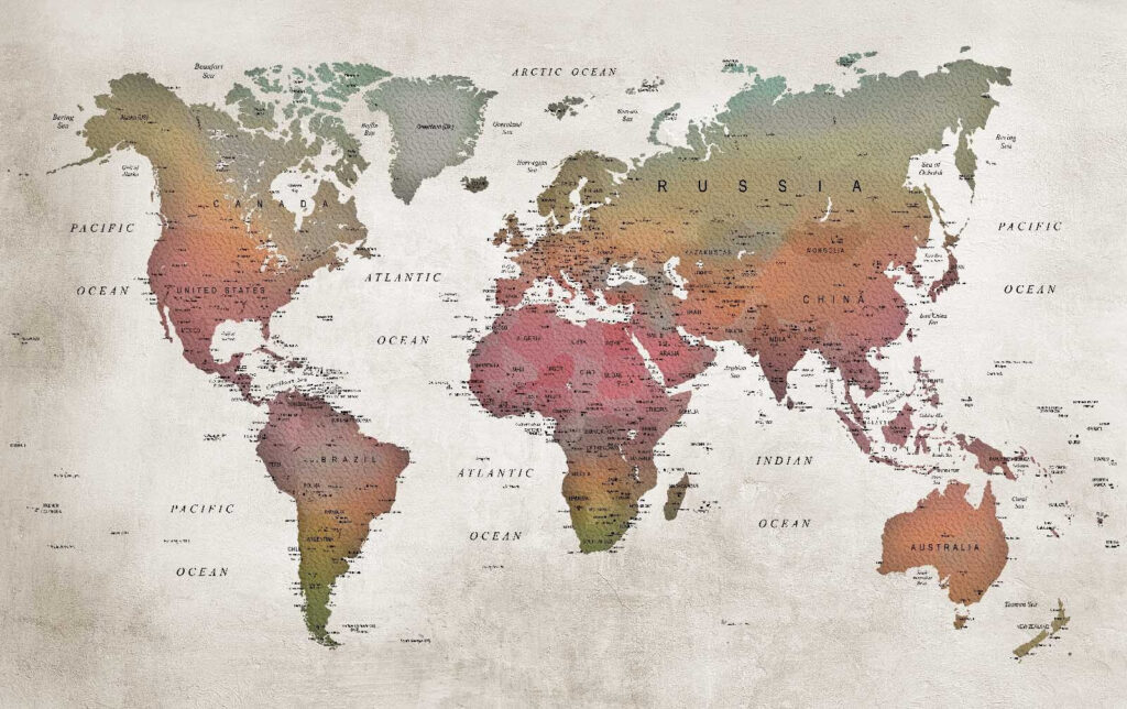 Mapa světa Mapa světa