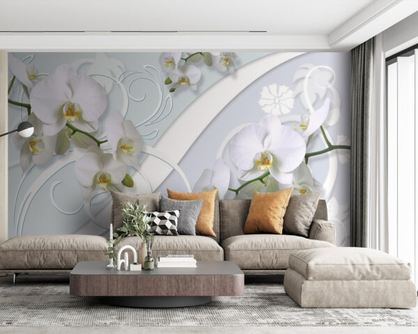 Krásné orchideje na měkkém pozadí Krásné orchideje na měkkém pozadí