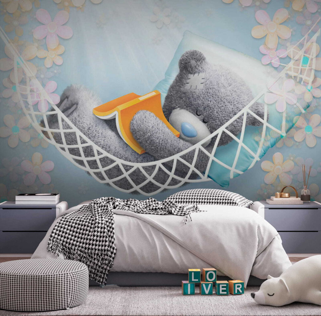 Medvídek spící v houpací síti u61922pir1 1024x1009 - Medvídek spící v houpací síti - tegory