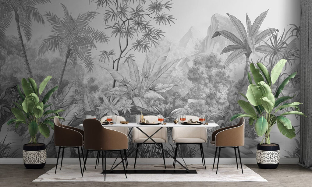 Drawing of a forest Drawing of a forest