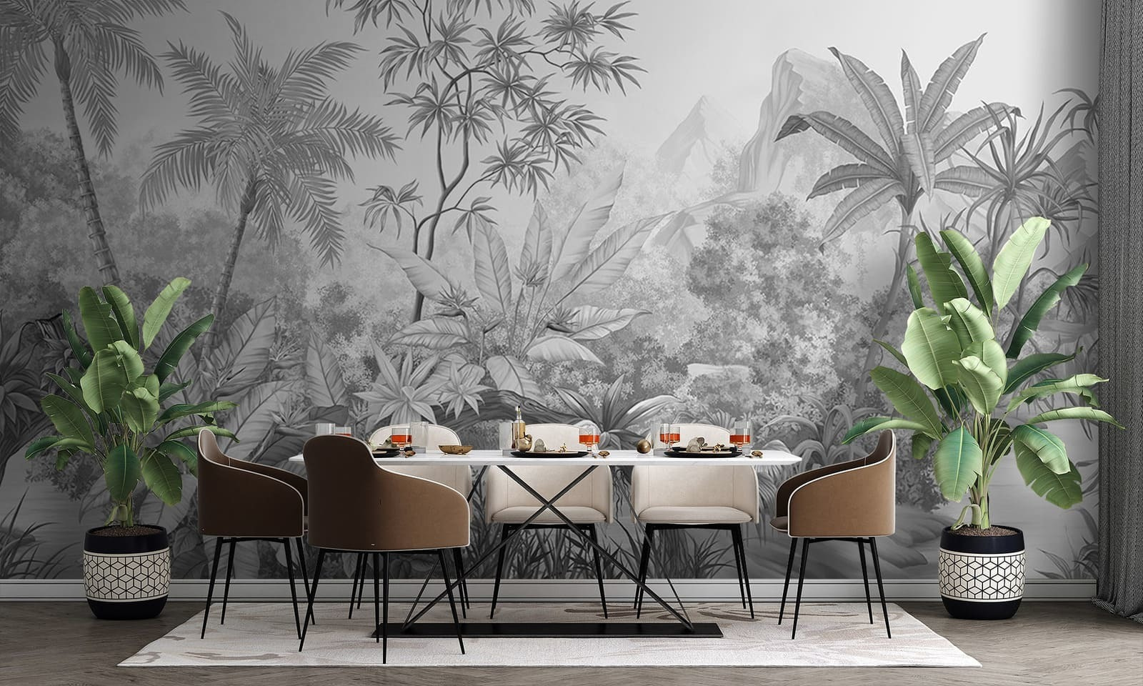 Drawing of a forest Drawing of a forest